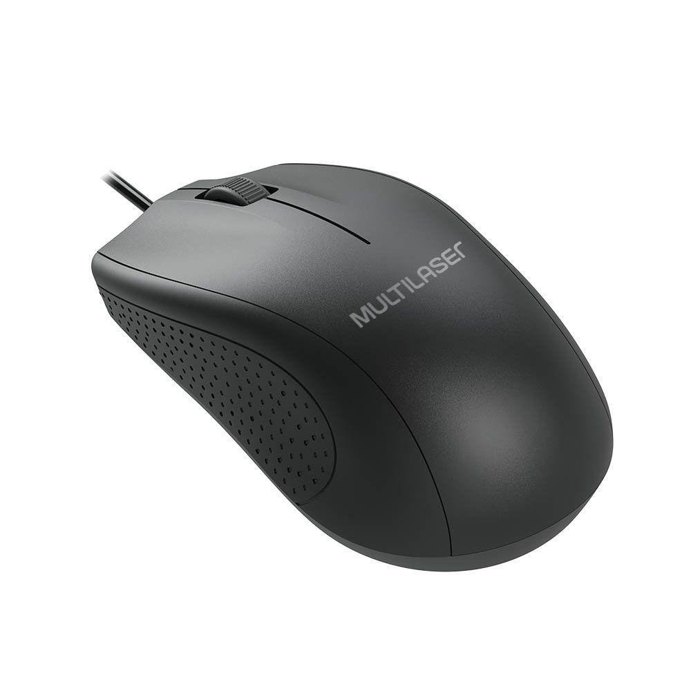 Mouse Large Box Preto Usb - Mo308