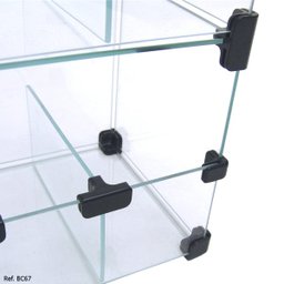 Baleiro Expositor Modulado em Vidro - 0,30 x 0,80 x 0,20 - 4