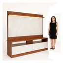 Ver imagem 5 de Rack Home Painel Estante TV até 70 pol Mármore/Ripado LED