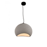 Pendente Concreto 40cm E27x1 Cinza Sindora - 1