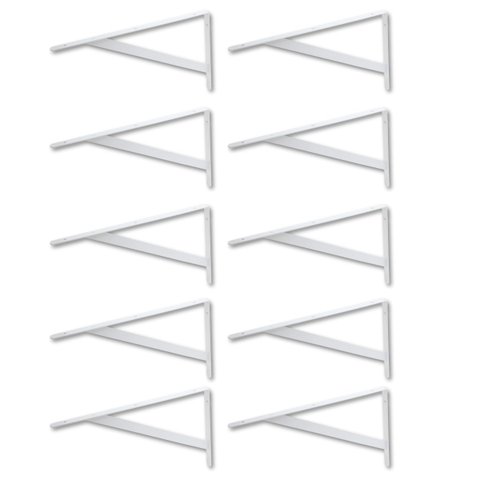 Suporte Mão Francesa para Prateleira e Móveis 29x16,5cm | Fertak | 10 Un