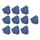 Ver imagem 1 de 10 Máscaras Respiratória Descartável Pff1 sem Válvula