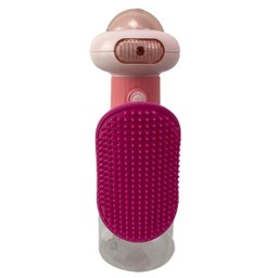 Maquina de Espuma Banho Sabao Pet Cachorro Cao Gato Dispenser Shampoo Automatico Escova Masssageador - 5