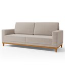 Ver imagem 2 de Sofá Living 200cm 3 Lugares Kayrós D05 Bouclê Bege - Mpozenato