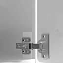 Ver imagem 5 de Armário Aéreo para Lavanderia e Área de Serviço Itatiaia 3 Portas Tarcila Branco Neve