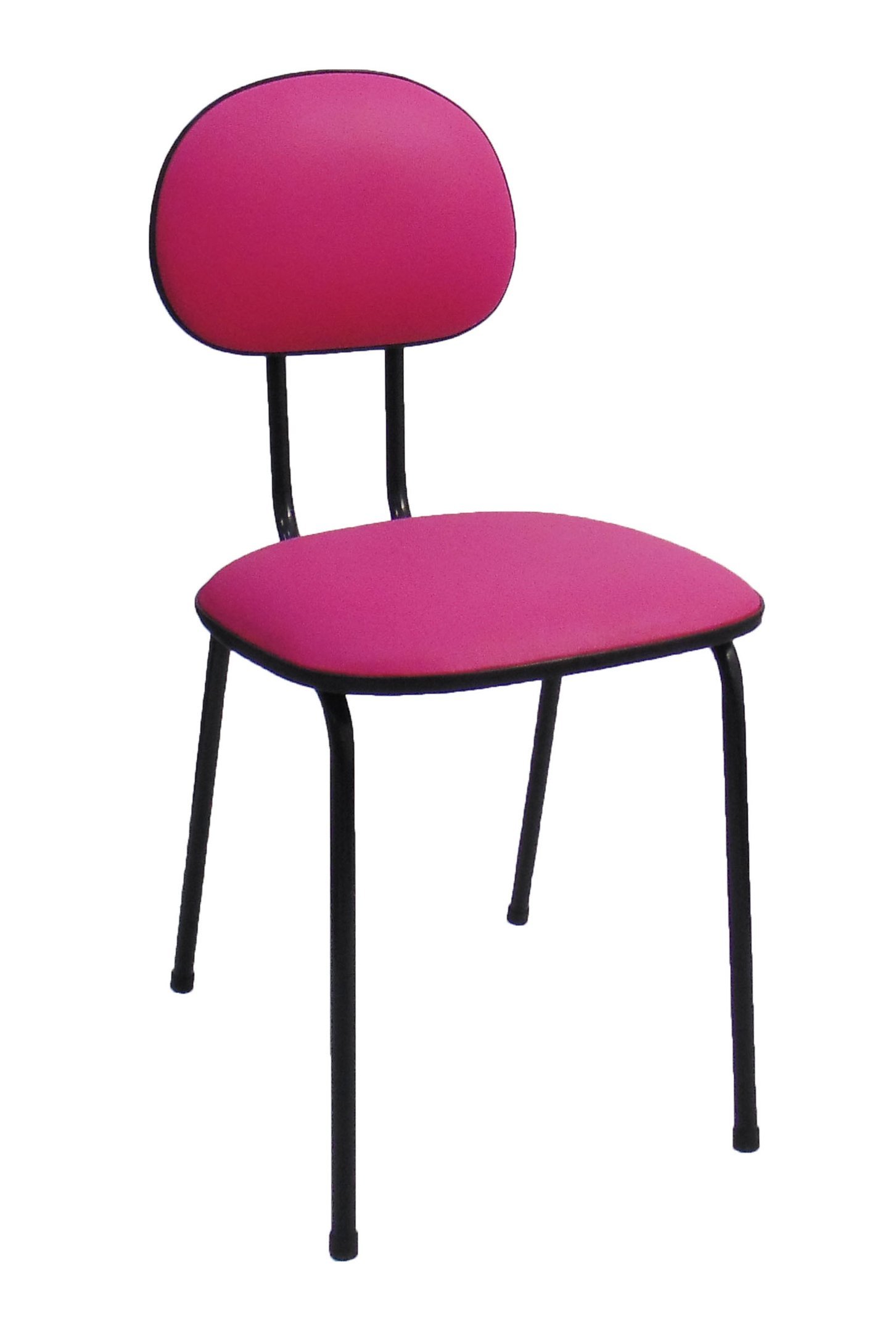 Cadeira palito demontavel fixa AARON FLEX rosa - 1