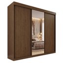 Ver imagem 1 de Guarda-Roupa Veneza 3 Portas 4 Gavetas Espelho MDF Valverde