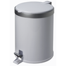 Lixeira Com Pedal Cesto Lixo Banheiro 5L Cozinha Escritório Branco Viel 3552 - 1