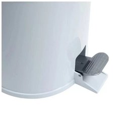 Lixeira Com Pedal Cesto Lixo Banheiro 5L Cozinha Escritório Branco Viel 3552 - 3