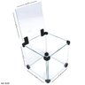 Caixinha de Vidro Modulado com Tampa - 0,20 x 0,20 x 0,20 - 1