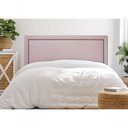 Ver imagem 1 de Cabeceira Casal Reta Luxo 140x60 Courino Rosa - Tachas Fumê