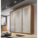 Ver imagem 2 de Guarda Roupa Casal 3 Portas 8 Gavetas - Arezzo Plus-cumaru-fendi - Móveis Novo Horizonte