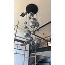 Ver imagem 7 de Lustre Pendente para Sala Pé Direito Duplo Big Boss Preto