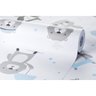Papel de Parede Urso o Personagem Cinza e Azul 52x950 cm - 2