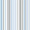 Papel de Parede Listra Colorida Azul e Cinza 52x950 cm - 1