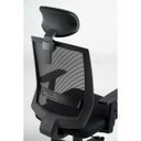 Ver imagem 5 de Cadeira para Escritório Presidente Giratória Ergonômica New Opus Roal Preto Encosto em Tela