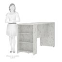 Ver imagem 3 de Bancada Mesa Gourmet para Cozinha com Painel Suprema Luciane Móveis