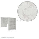 Ver mais imagens de Bancada Mesa Gourmet para Cozinha com Painel Suprema Luciane Móveis