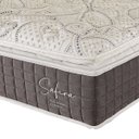 Ver imagem 2 de Colchão Casal Prorelax 138x188x30 Safira Molas Ensacadas Pillow Top Viscoelástico - Cinza/branco