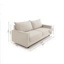 Ver imagem 2 de Sofá Samos 4 lugares 190cm 