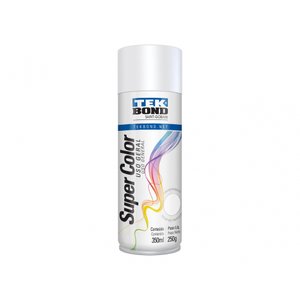 Tinta Spray Tekbond Uso Geral Branco Fosco 350ml/250g C/6 Pcs