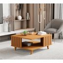 Ver imagem 3 de Mesa de Centro Ripado Açai Nature - Rede Móveis