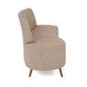 Ver imagem 7 de Sofá 2 Lugares Living 135cm Pé Palito Maraú Bouclê K01 - D'Rossi Cor Creme