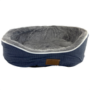 Ver imagem 1 de Cama para Cachorro Gato Caminha Pet 55 X 55cm Tam M Azul Claro
