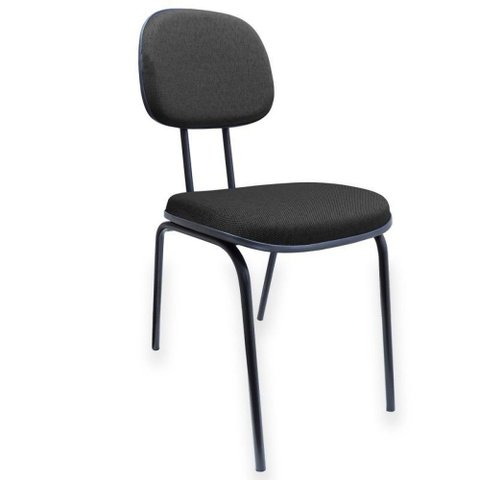 Cadeira de Escritorio Reta Palito Preta