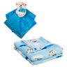 Manta Ursinho Unik Baby com Naninha Masculina Mn1901-m - 3