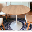 Ver imagem 3 de Mesa de Jantar Saarinen 110 cm Tampo Jade Base Branca Personal Decor Mesa de Jantar Saarinen Tampo J