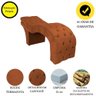 Maca Estofada Reclinável Sobrancelhas Cílios Suede Simaria Cor:terracota - 4