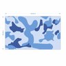 Adesivo Vinilico Camuflado Azul Mod2 1,0mX0.6m - 2