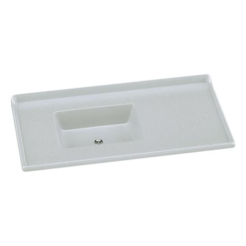 Pia de Cozinha Mármore Sintético 100x53cm Multimóveis CR20478  