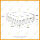 Ver imagem 3 de Cama Box Baú Viúva + Colchão D33 Ortobom ISO 100 128cm