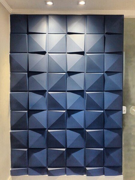 Revestimento 3d para parede decorativo Cubos 50x50cm