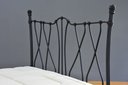 Ver imagem 6 de Cama de Ferro Princesa Viúva - sem Peseira - Preto Fosco