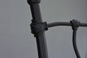 Ver imagem 4 de Cama de Ferro Princesa Viúva - sem Peseira - Preto Fosco