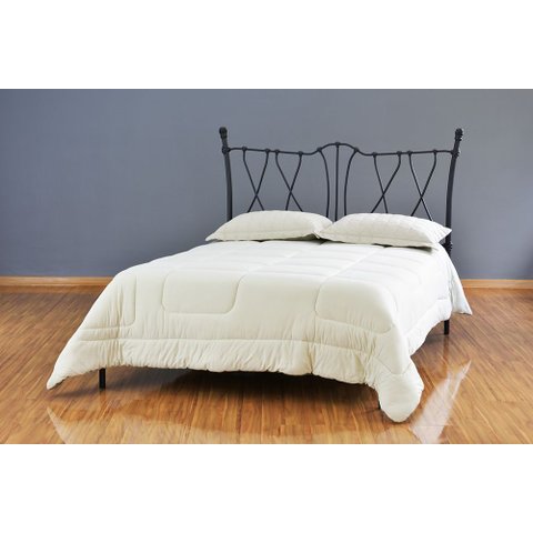 Cama de Ferro Princesa Viúva - sem Peseira - Preto Fosco