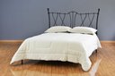 Ver imagem 1 de Cama de Ferro Princesa Viúva - sem Peseira - Preto Fosco