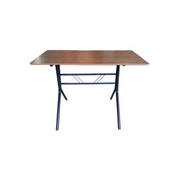 Jogo Mesa 120x70 para Restaurante Comércio Imbuia com 4 Cadeiras Gruvyer Preta Ecomhome - 3