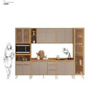 Ver imagem 7 de Cozinha Completa Modulada 6 Peças 13 Portas Plena