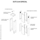 Ver imagem 4 de Duto Especial Preto para Coifa de Ilha 1,4 a 1,6 Metros
