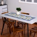 Ver imagem 4 de Caminho de Mesa Tropical Estampado 2 Peças 1,25m X 43cm Microfibra Limão