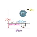 Ver imagem 2 de Pendente Bem-Te-Vi Preto Dourado para 3xg9 Bella Tr007 St2333