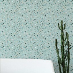 Papel de Parede Vinílico Terrazzo Granilite Lavável 12m - 3