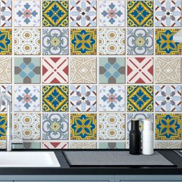 Papel de Parede Vinil Azulejo Portugues Cozinha Lavavél 12m - 2