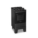 Ver imagem 2 de Fogão Esmaltec Ideal Master Glass 4 Bocas Preto Bivolt 0104003083