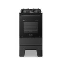 Ver imagem 1 de Fogão Esmaltec Ideal Master Glass 4 Bocas Preto Bivolt 0104003083