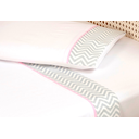 Ver imagem 2 de Jogo de lençol berço americano bebe enxoval berco percal algodão lençol grande c elástico 3 peças